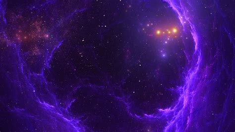 Purple Nebula Haze Stars 4k Hd Digital Universe 4k