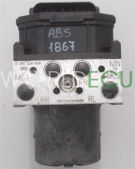Pompe Hydraulique Et Calculateur Abs Rover 75 Bosch 0 265 224 009