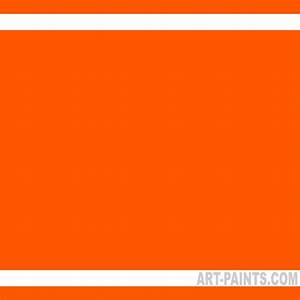 Flame Orange Aquacote Fluorescent Enamel Paints 4615 Flame Orange