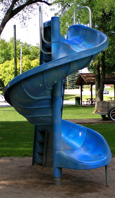 Blue Spiral Slide Free Photo Download Freeimages