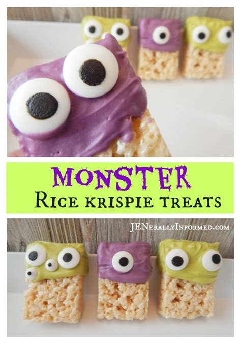 Monster Rice Krispie Treats Jenerally Informed