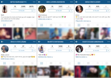Instagram Swamped With Adult Themed Fake Profiles
