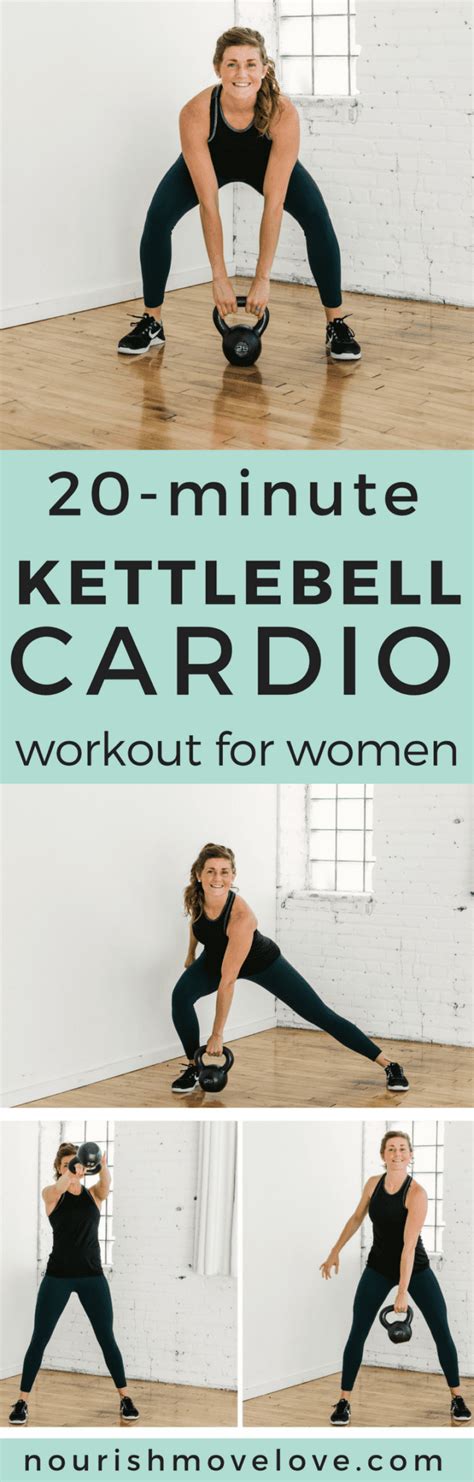 20 Minute Kettlebell Cardio Amrap Workout Nourish Move Love