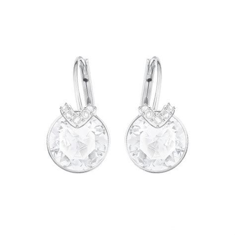 Swarovski Bella V Pierced Earrings White Rhodium Plating 5292855