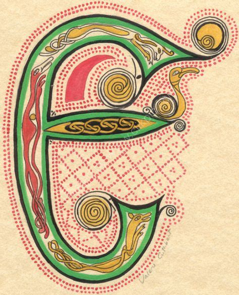 Best Celtic Letters Images Illuminated Letters Celtic Art Celtic