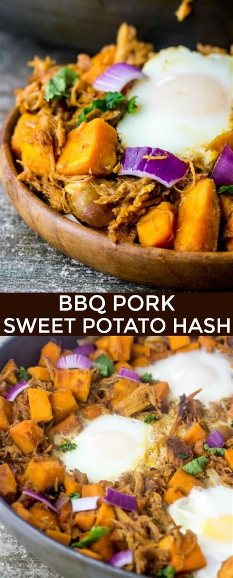 Bbq Pork Sweet Potato Hash A Fun Delicious Sweet Potato Meal