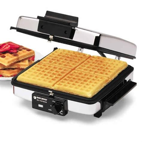 Shop Black And Decker Square Extra Large Waffle Maker At