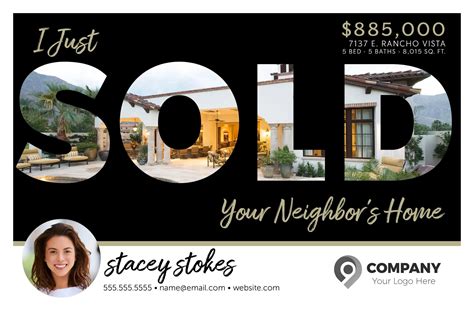 Just Sold Your Neighbors Home Postcards by Wise Pelican