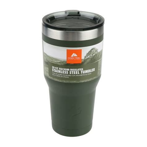 Ozark Trail 30 Ounce Vacuum Insulated Stainless Steel Bottle Holly