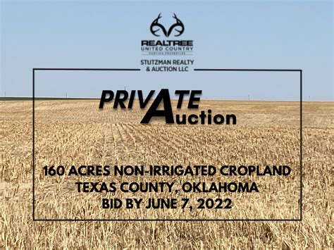 Texas County Ok ~ 160 Acres ~ Private Auction Auctions United