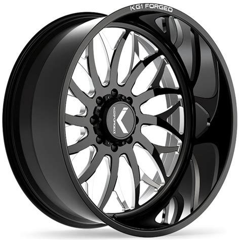 Kg Forged Kc Phoenix X Gloss Black Machined Rev Wheels And Rims