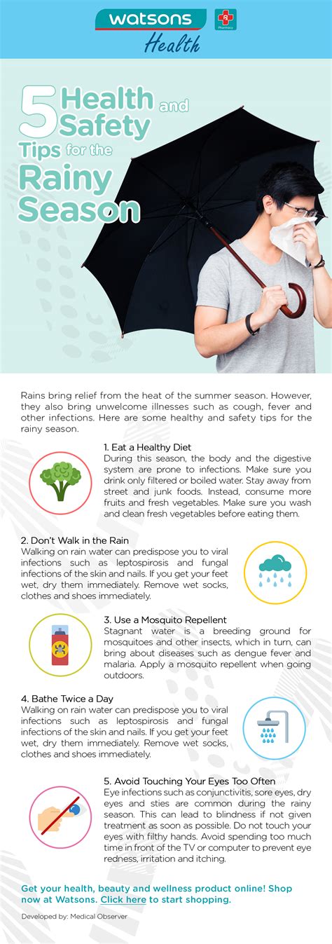 Take A Look At These Tips To Stay Healthy During The Rainy Season