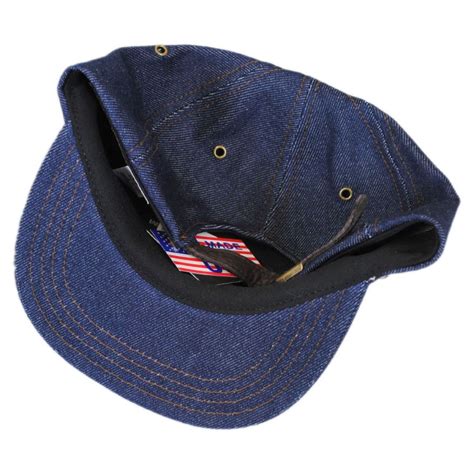 New York Hat Company Denim Strapback Baseball Cap Blank Baseball Caps