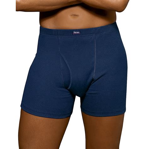 Hanes Mens Comfortblend No Ride Up Boxer Briefs With Comfortsoft Waistband 3 Pack 7560p3