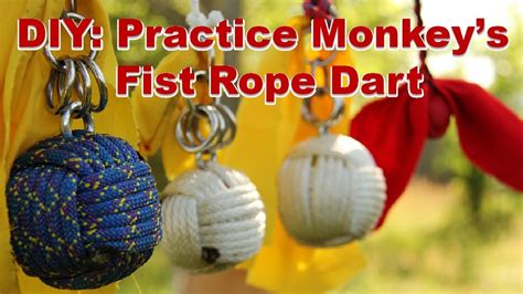 How To Make A Practice Rope Dart Monkey S Fist Knot Part 2a Of 4