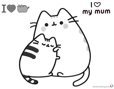 Pusheen Cat Coloring Pages Interesting Coloring Pages In 2020