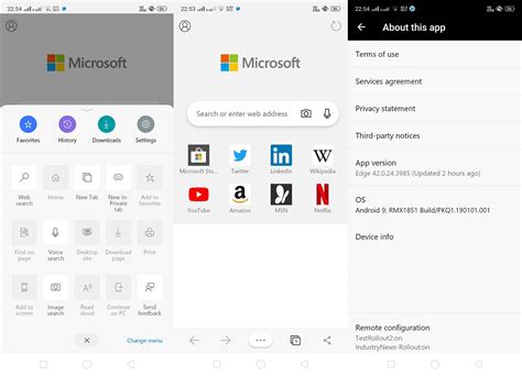 Microsoft Edge Beta On Android Is Getting Redesigned Toolbar