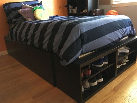 Ikea Hack Twin Xl Bed With Storage Food In The Kitchen Under Bed