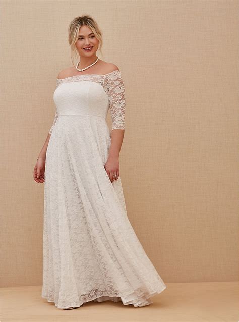Alibaba.com offers 2,222 plus size jubah products. White Lace Off Shoulder A-Line Wedding Dress in 2020 | A ...