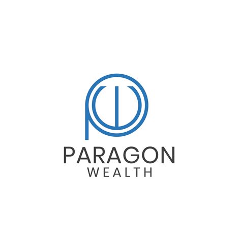 Elegant Playful Asset Management Logo Design For Paragon Wealth Management By Paras Bali