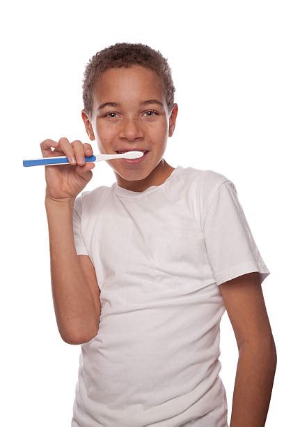 Black Boy Brushing His Teeth Stock Photos Pictures And Royalty Free