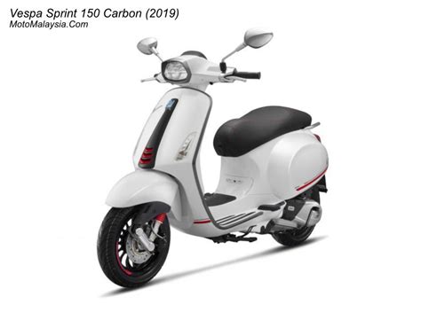 It is available in 5 colors, 1 variants in the malaysia. Vespa Sprint 150 Carbon (2019) Price in Malaysia From RM19 ...