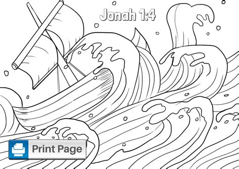 Free Printable Jonah and the Whale Coloring Pages – ConnectUS