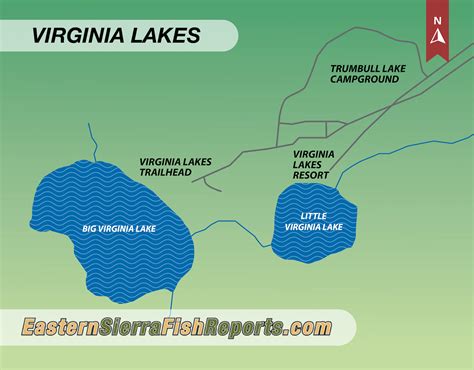 Virginia Lakes Fish Reports And Map