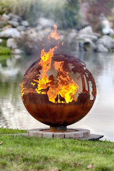 Up North Custom Fire Pit Sphere The Fire Pit Gallery