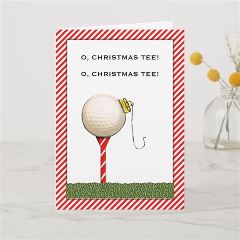 Golf Christmas Holiday Card In 2020 Funny Holiday Cards