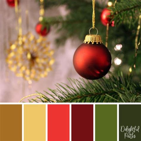 Christmas Color Schemes Christmas Color Palette Holid