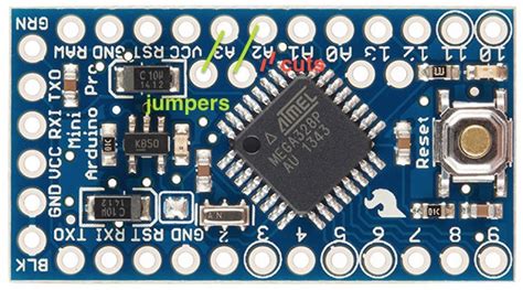 I2c Soldering Arduino Pro Minis Disaligned Pins Arduino Stack Exchange