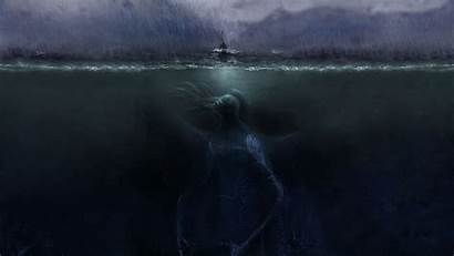 Sea Monster Giant Cthulhu Wallpapers Desktop Fantasy