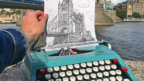 James Cook Typewriter Artist Exhibition Coming To London 2022 Youtube