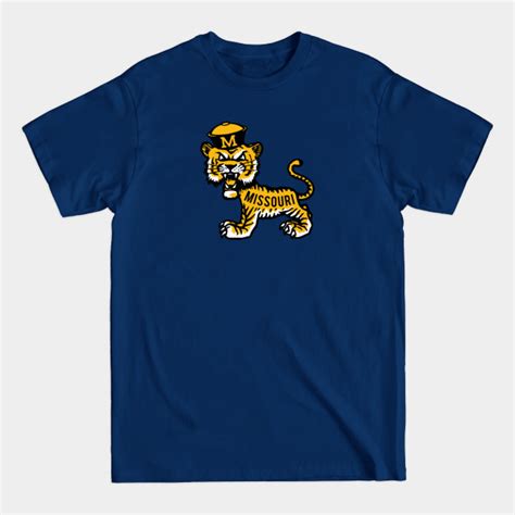 Vintage Standing Angry Tiger Missouri Missouri Tigers T Shirt Sold By Ian Carr Sku