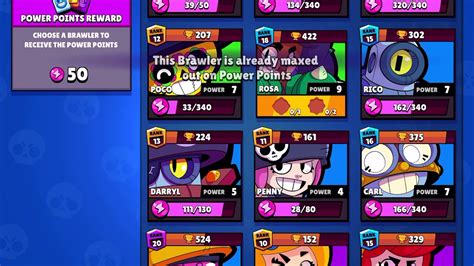 Our trick uses a proxy script which makes your account completely secure. This Brawler Already Maxed out Power Points (BRAWL STARS ...