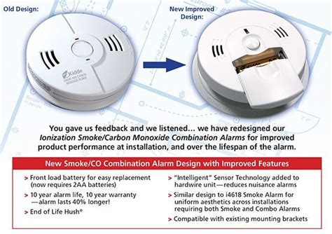 The first alert combination smoke and carbon monoxide detector can be hardwired and connected to. Kidde KN-COSM-IBA Hardwire Interconnectable Combination ...