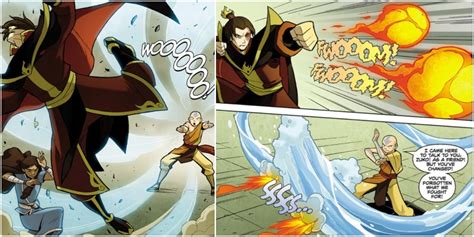Avatar The Last Airbender 10 Best Aang Vs Zuko Fights Ranked