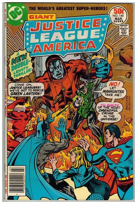 Justice League Of America 140 Vg Mar 1977 Comic Books Bronze Age