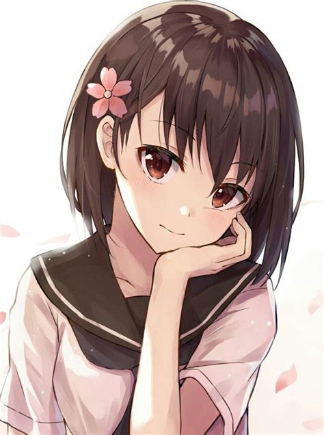Aesthetic Anime Girl Icon Short Hair
