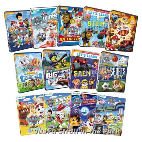 Paw Patrol Nick Jr Junior Series Complete Collection Box Dvd Sets