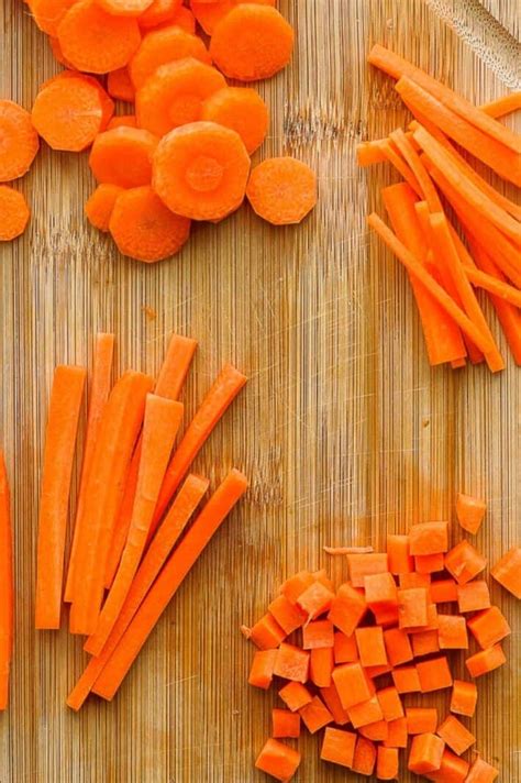 How To Cut Carrots Feelgoodfoodie