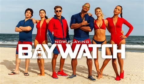 Review Baywatch Starring Dwayne The Rock Johnson Zac Efron
