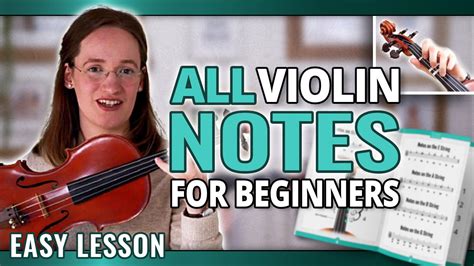 All Violin Notes For Beginners Violinspiration