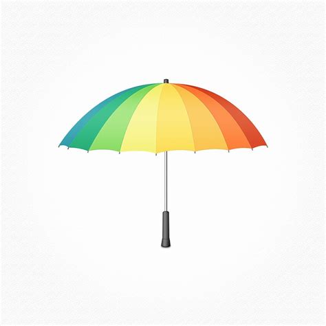 Umbrella Rainbow Icon Quick Umbrellas Rain Bow Rainbows