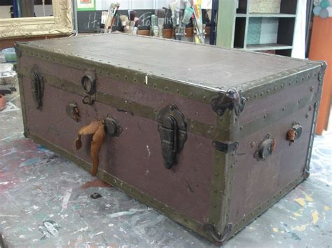 a personal journey—my grandfather s steamer trunk restoration trunk restoration steamer trunk