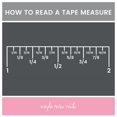Reading scales, 11 plus practice papers, ks2 practice papers. How to Read a Tape Measure the Easy Way & Free Printable! - Angela Marie Made