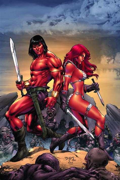 Red Sonja Conan Rare Benes Virgin Cover Fresh Comics