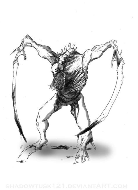 Necromorph By Krumpzero On Deviantart Dead Space Art Sketches