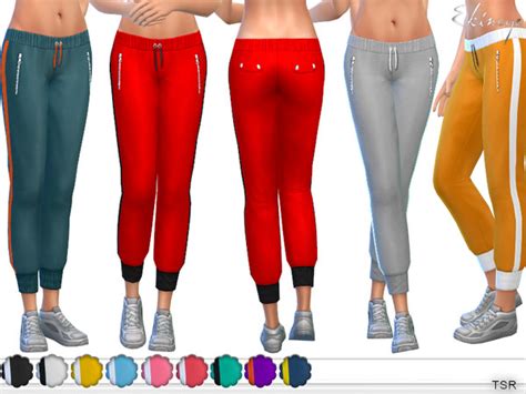 The Sims Resource Side Stripe Sweatpants